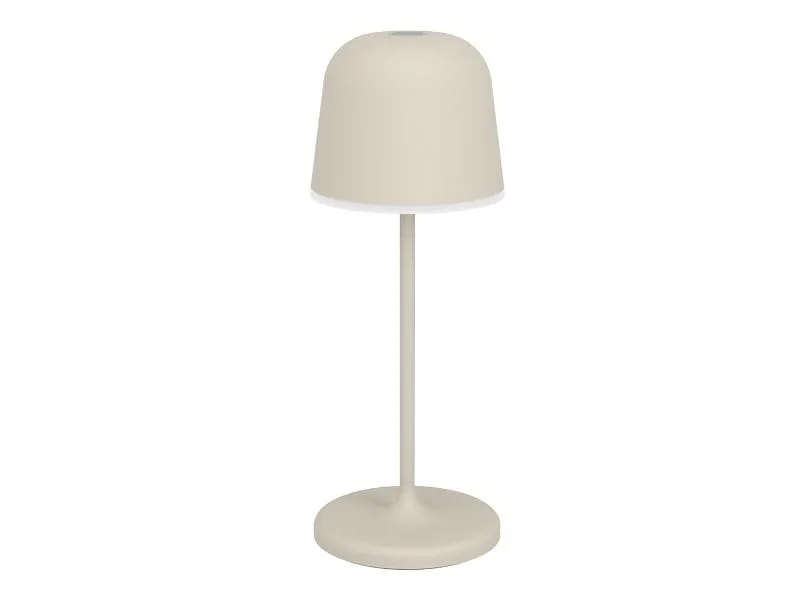 EGLO Leuchten MANNERA-S Tischlampe in/outdor LED Touch Sand Beige EGLO Leuchten MANNERA-S Tischlampe in/outdor LED Touch Sand Beige