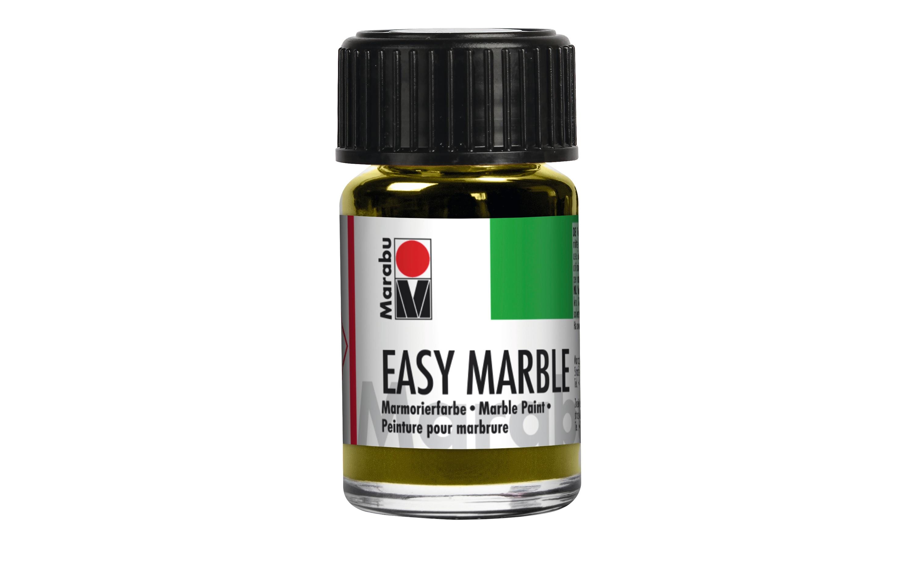 Marabu Marmorierfarbe Easy Marble 6 x 15 ml, Pastell