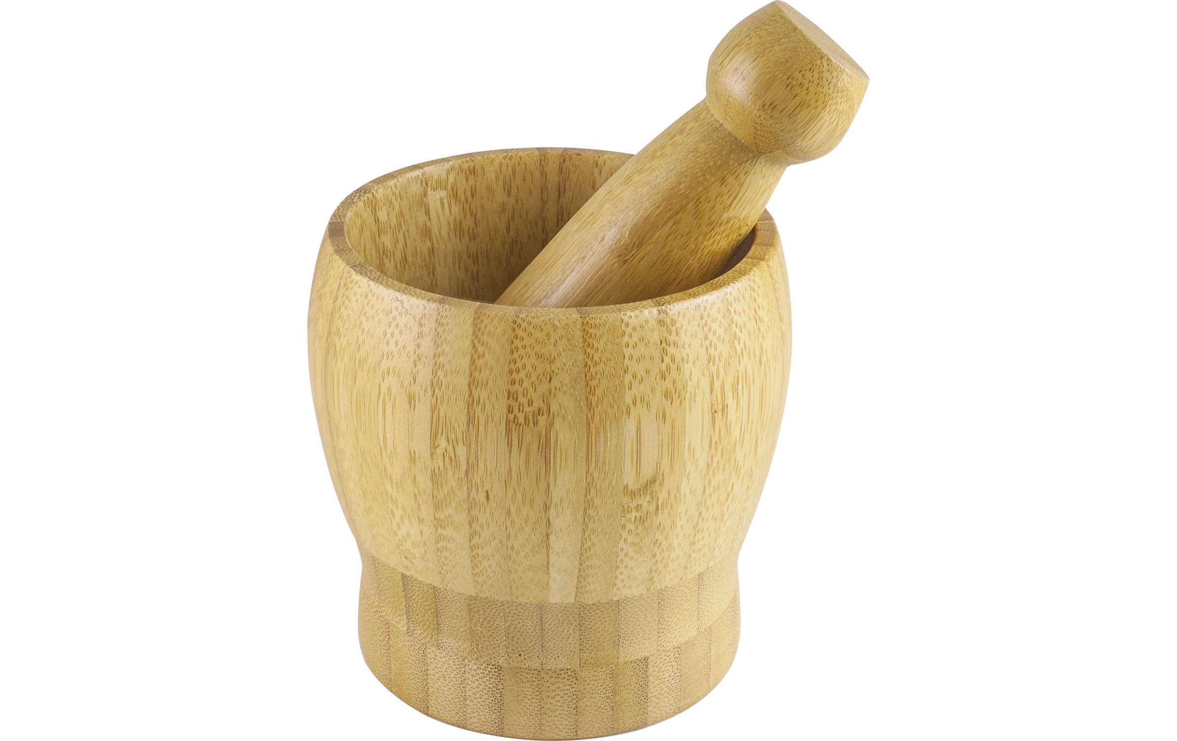 Ibili Mörser mit Stössel 10 cm, Bambus