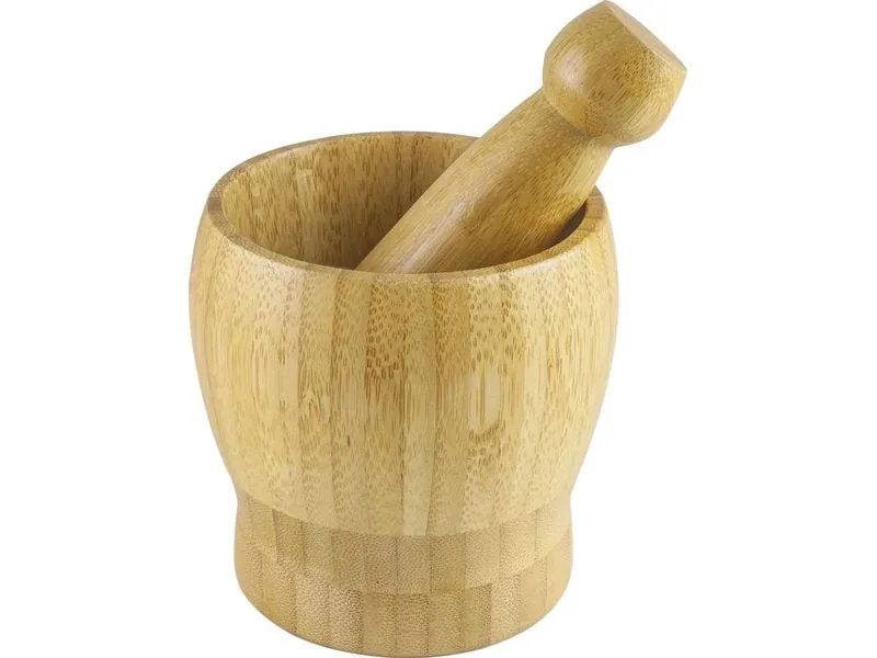 Ibili Mörser mit Stössel 10 cm, Bambus Ibili Mörser mit Stössel 10 cm, Bambus