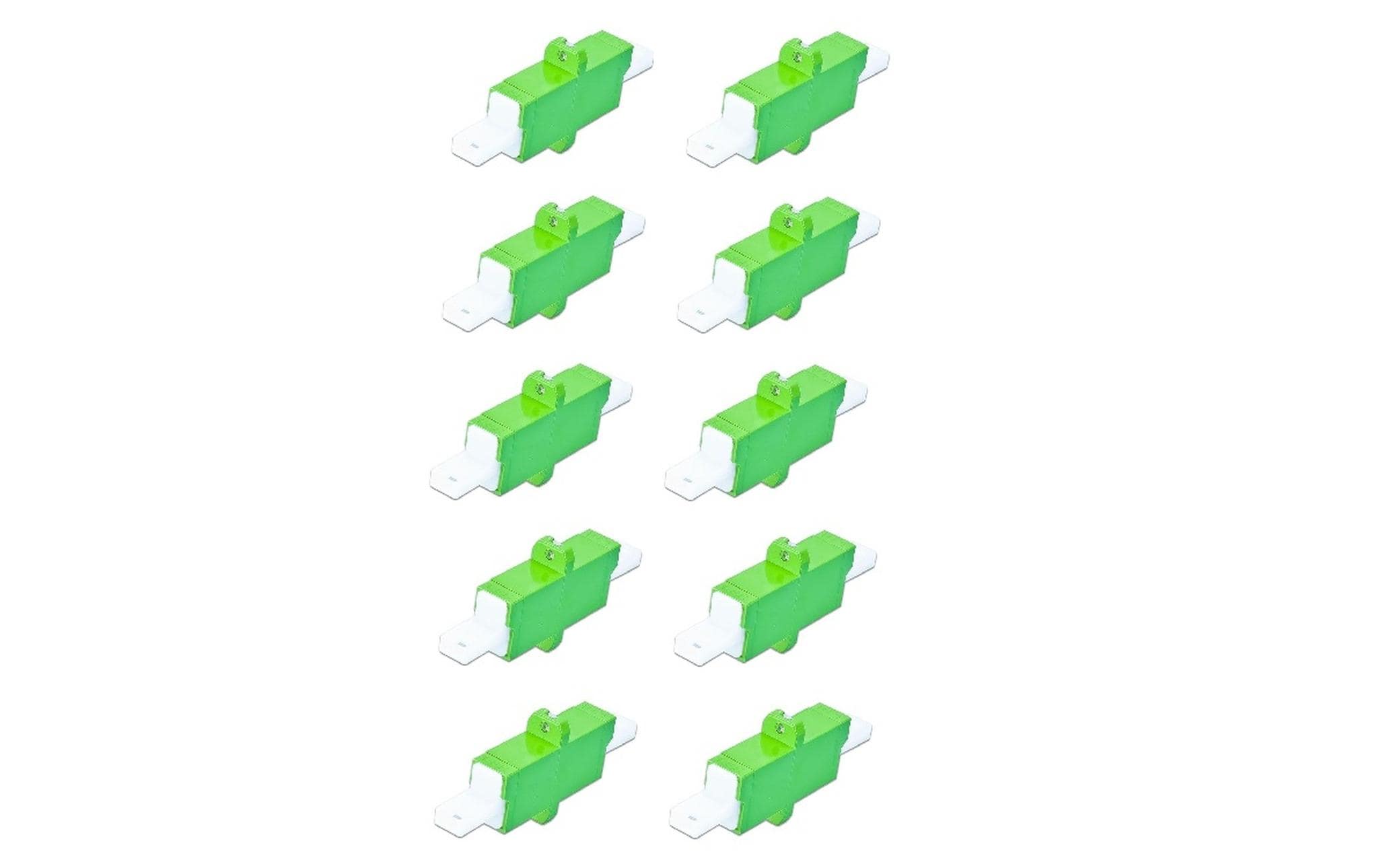 Lightwin LWL-Kupplung Singlemode LC/APC – LC/APC/OS2/Duplex 10 Stk.