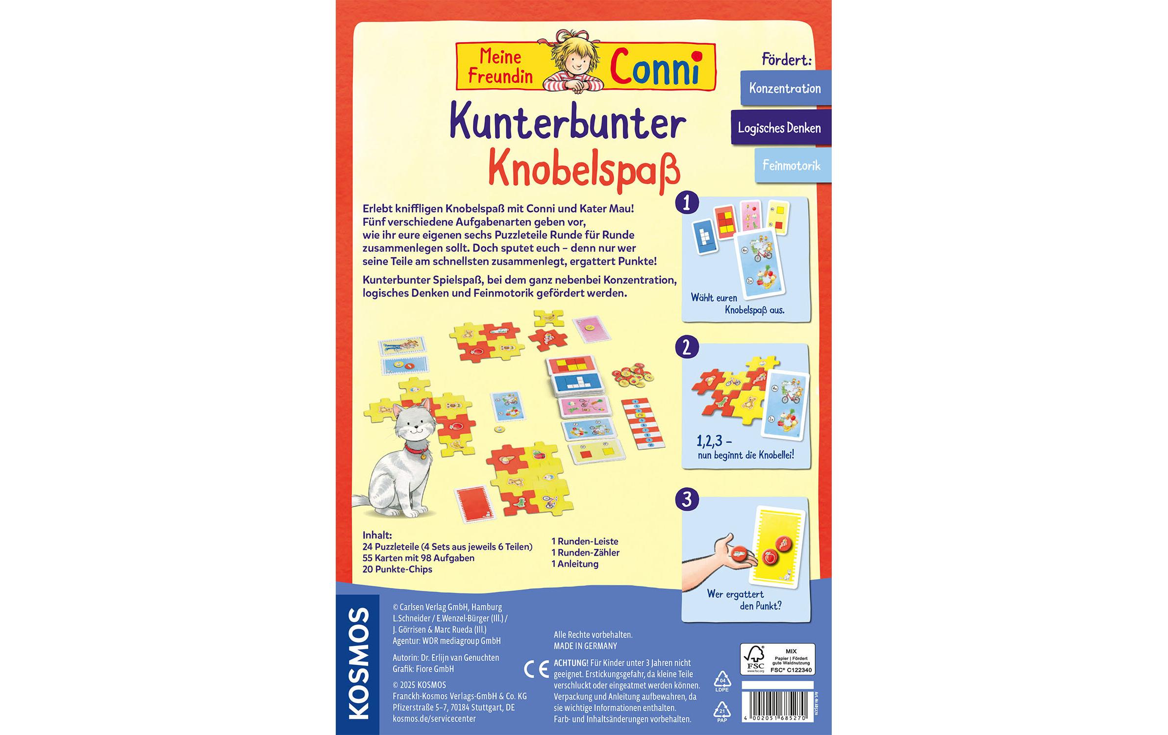 Kosmos Kinderspiel Conni – Kunterbunter Knobelspass Kosmos Kinderspiel Conni – Kunterbunter Knobelspass