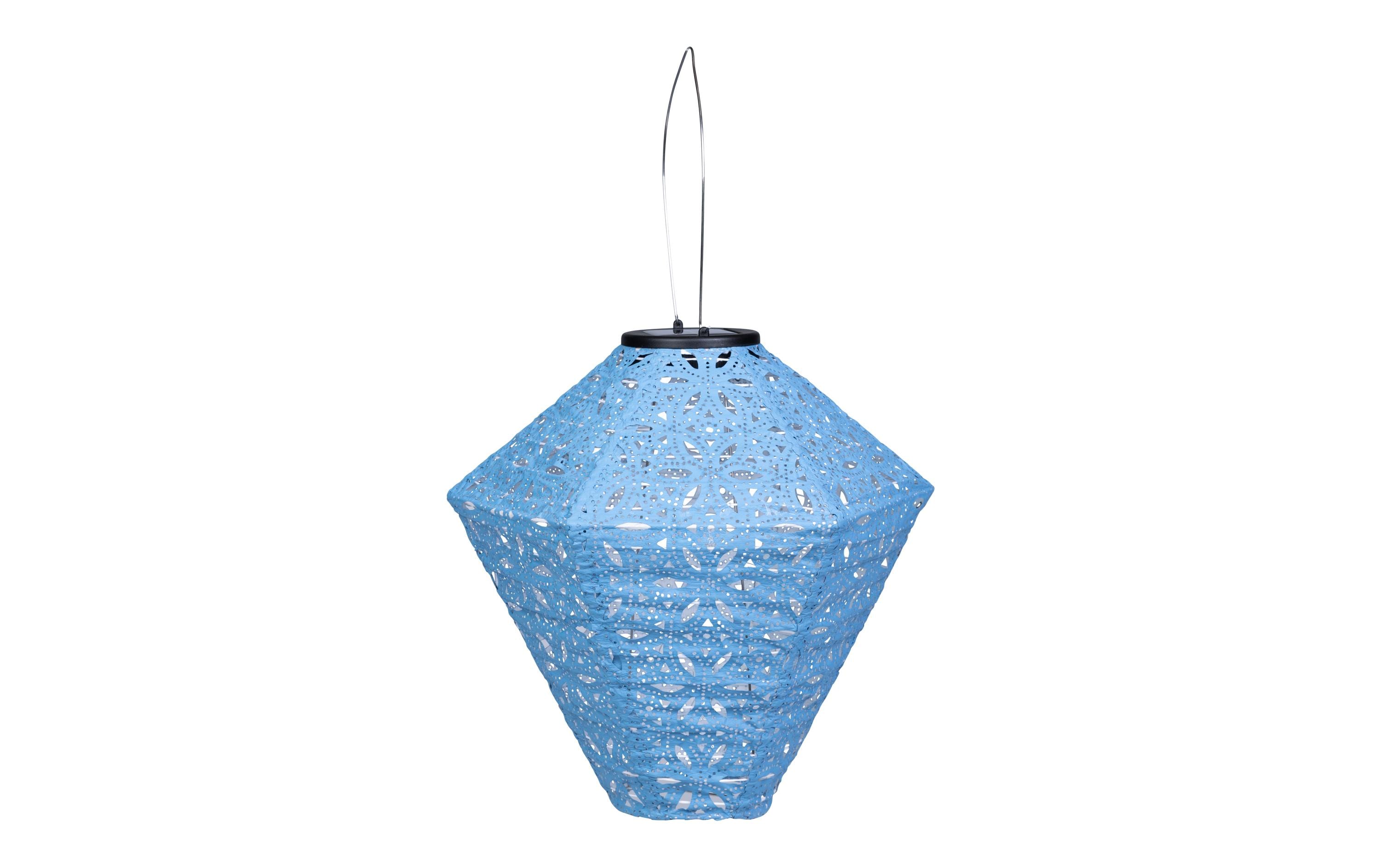 COCON Lampion LED Solar Diamant, Blau