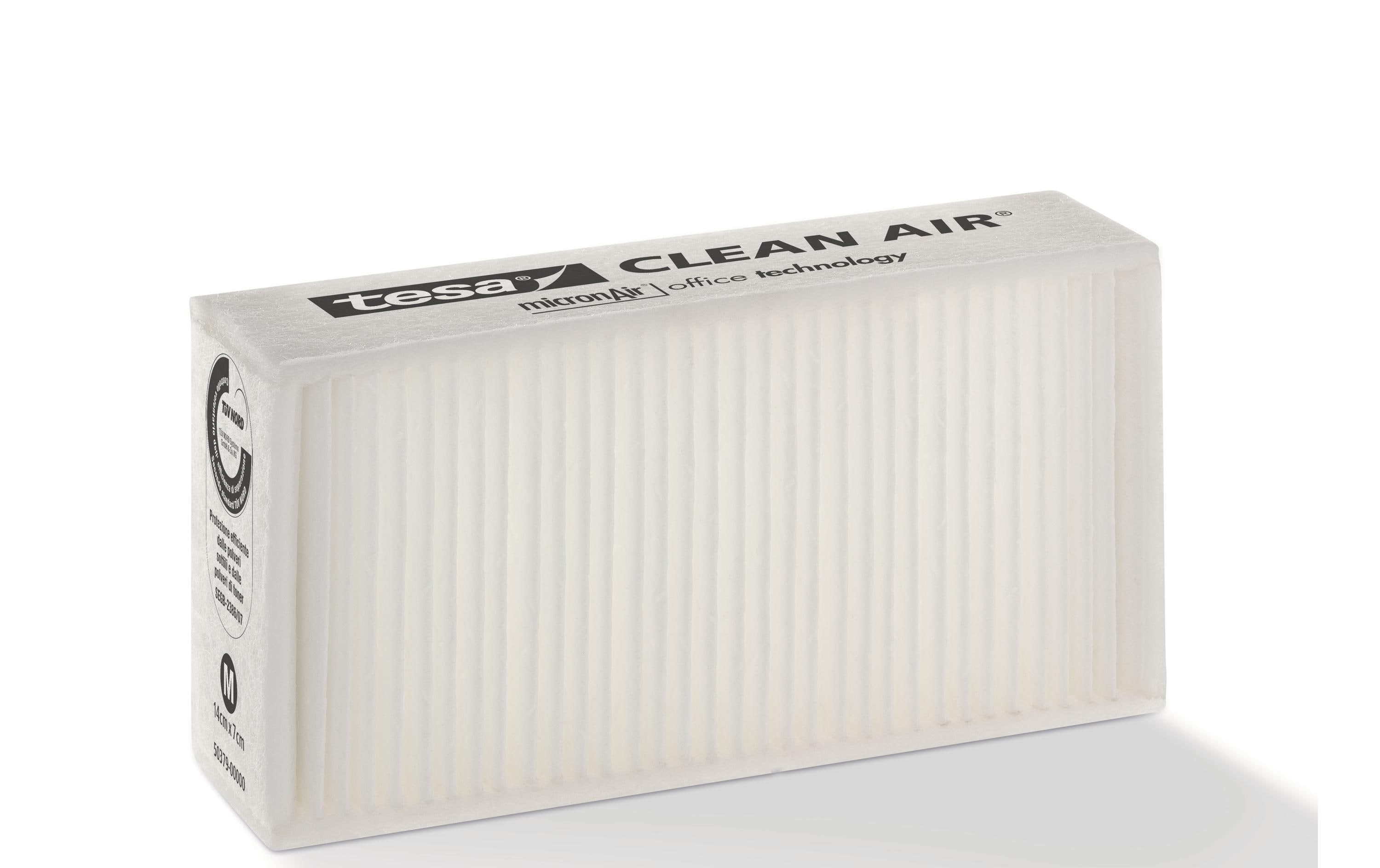 tesa Feinstaubfilter Clean Air M 140x70 mm für Laserdrucker
