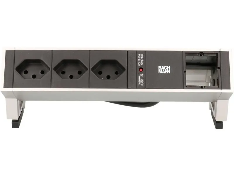 Bachmann Tischsteckdosenleiste DESK 2 3x T13, 1x ABD Bachmann Tischsteckdosenleiste DESK 2 3x T13, 1x ABD