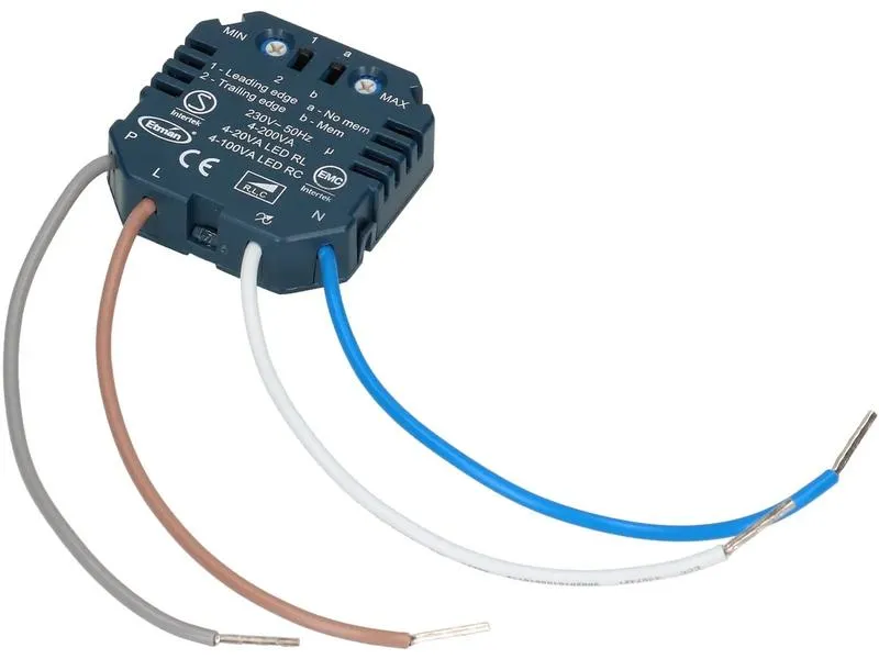 Max Hauri Einbaudimmer LED Universal Tastendimmer Phasenabschnitt Max Hauri Einbaudimmer LED Universal Tastendimmer Phasenabschnitt