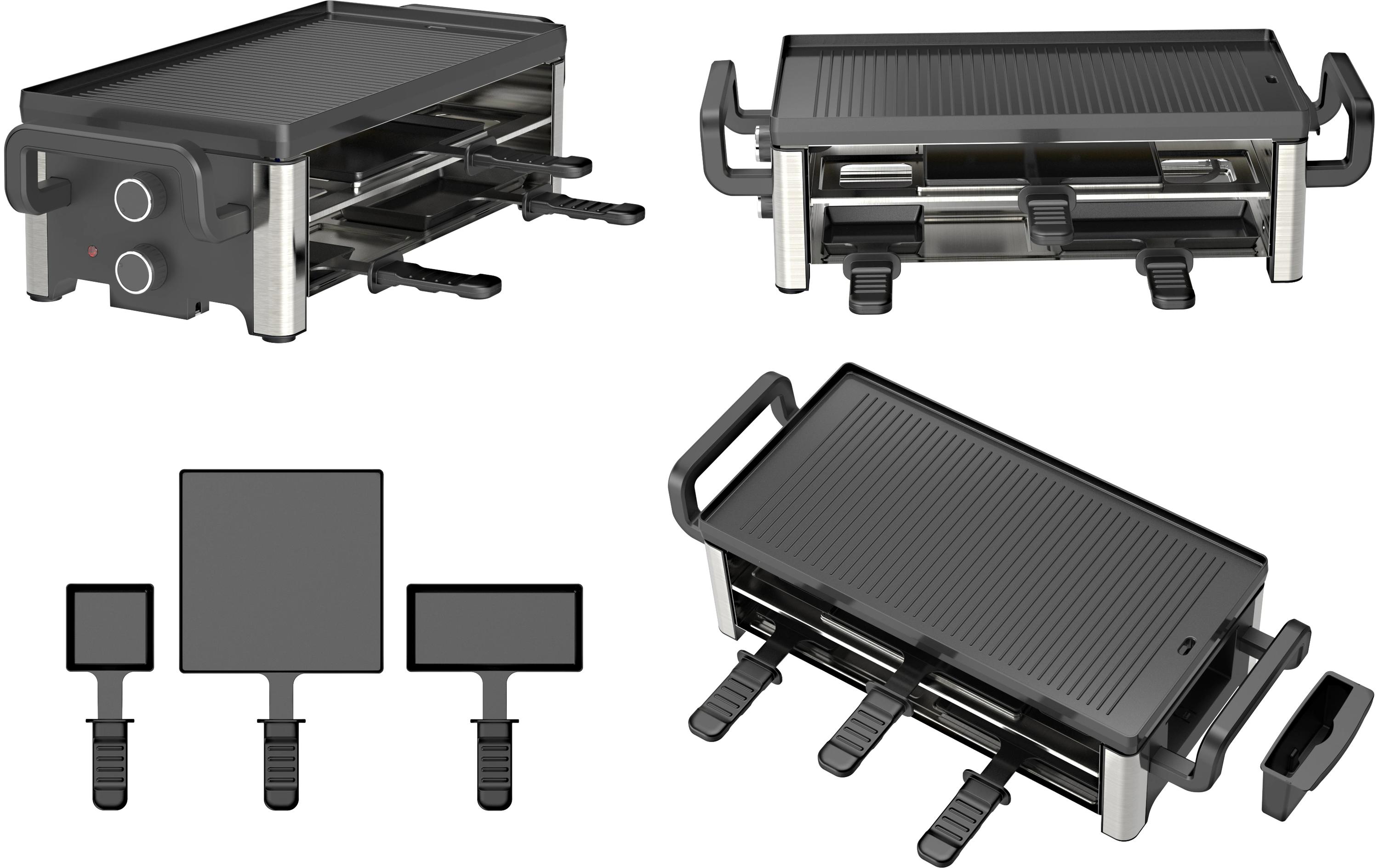 OHMEX Raclette-Grill OHM-RCL-2946 8 Personen