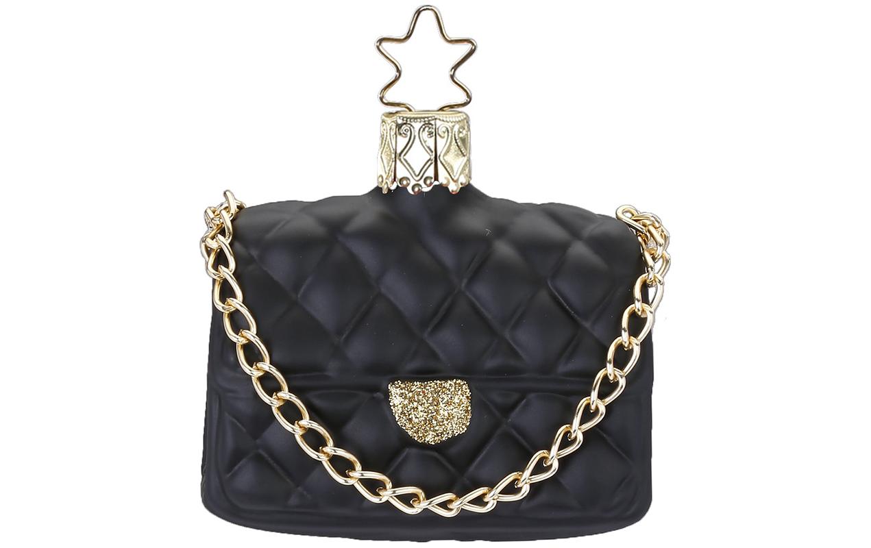 Inge Glas Manufaktur Weihnachtskugel Handtasche 6 cm 1 Stück