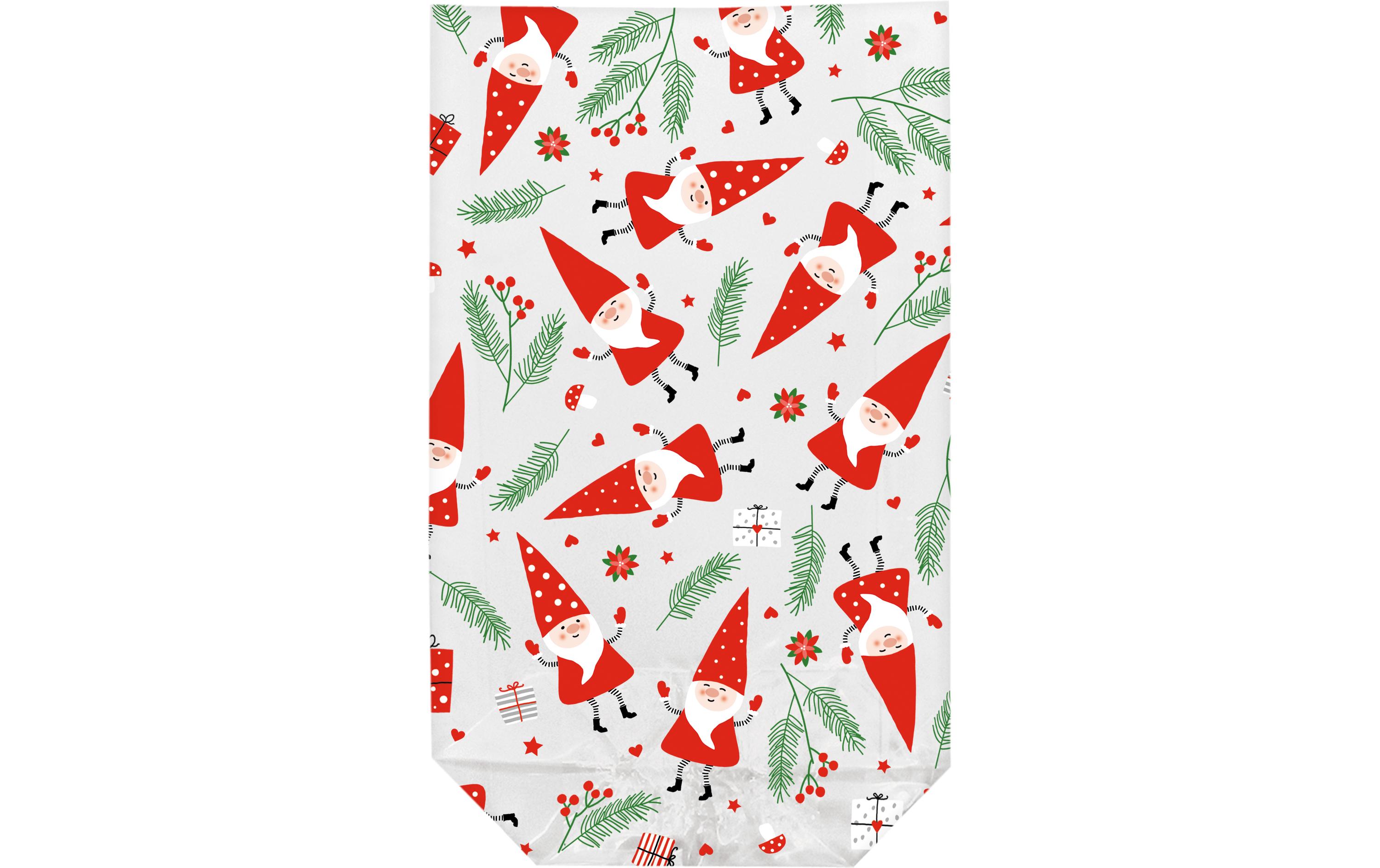 Braun + Company Klarsichtbeutel Gnomes, Zwerg, 11,5x19cm, 10Stk