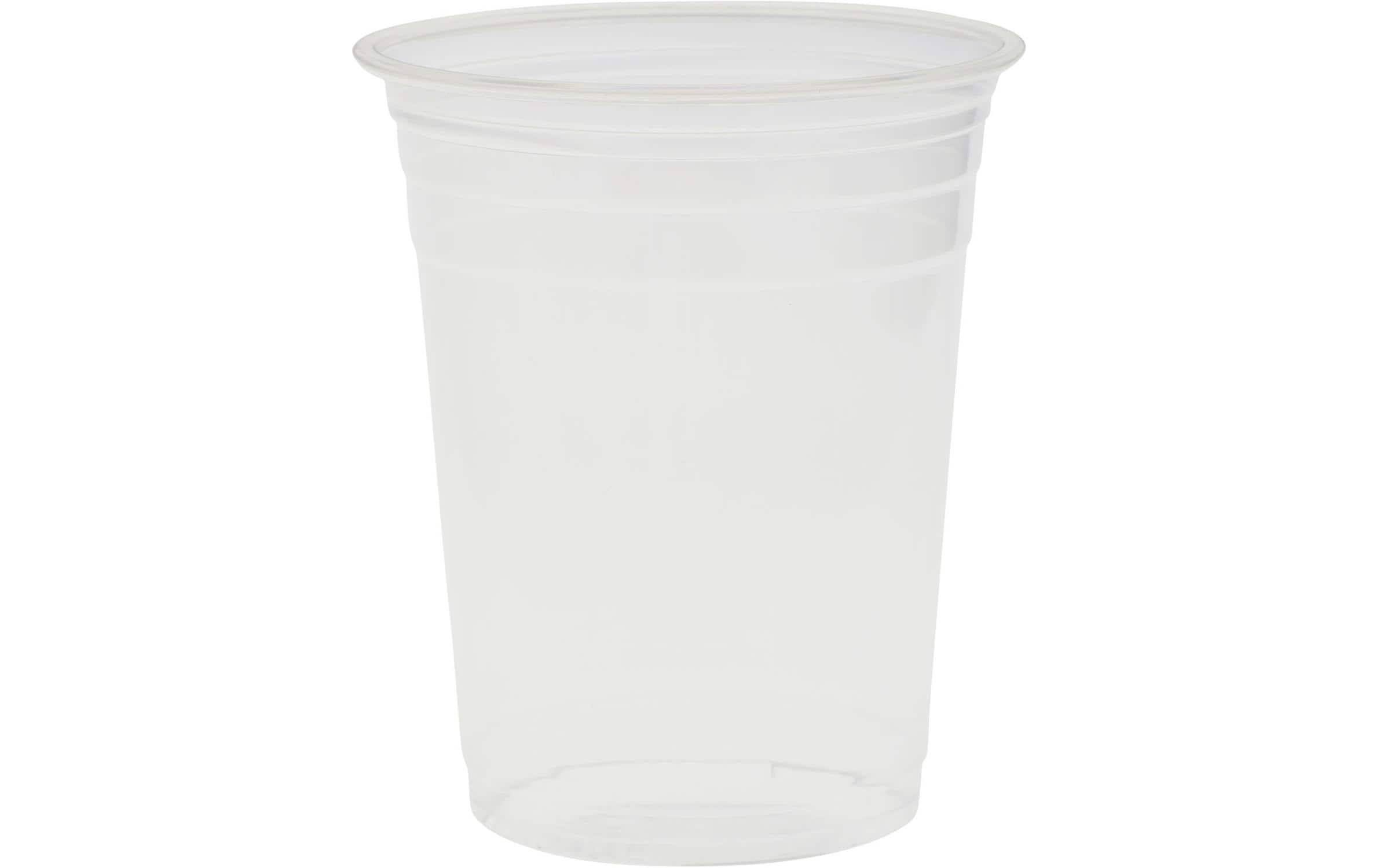 BioPak Einwegbecher Crystal 470 ml, 50 Stück, Transparent