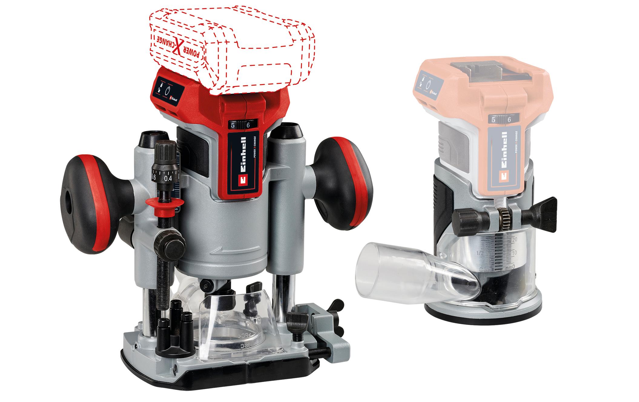 Einhell Professional Akku-Oberfräse /-Kantenfräse TP-RO 18 Set Li BL Solo Einhell Professional Akku-Oberfräse /-Kantenfräse TP-RO 18 Set Li BL Solo