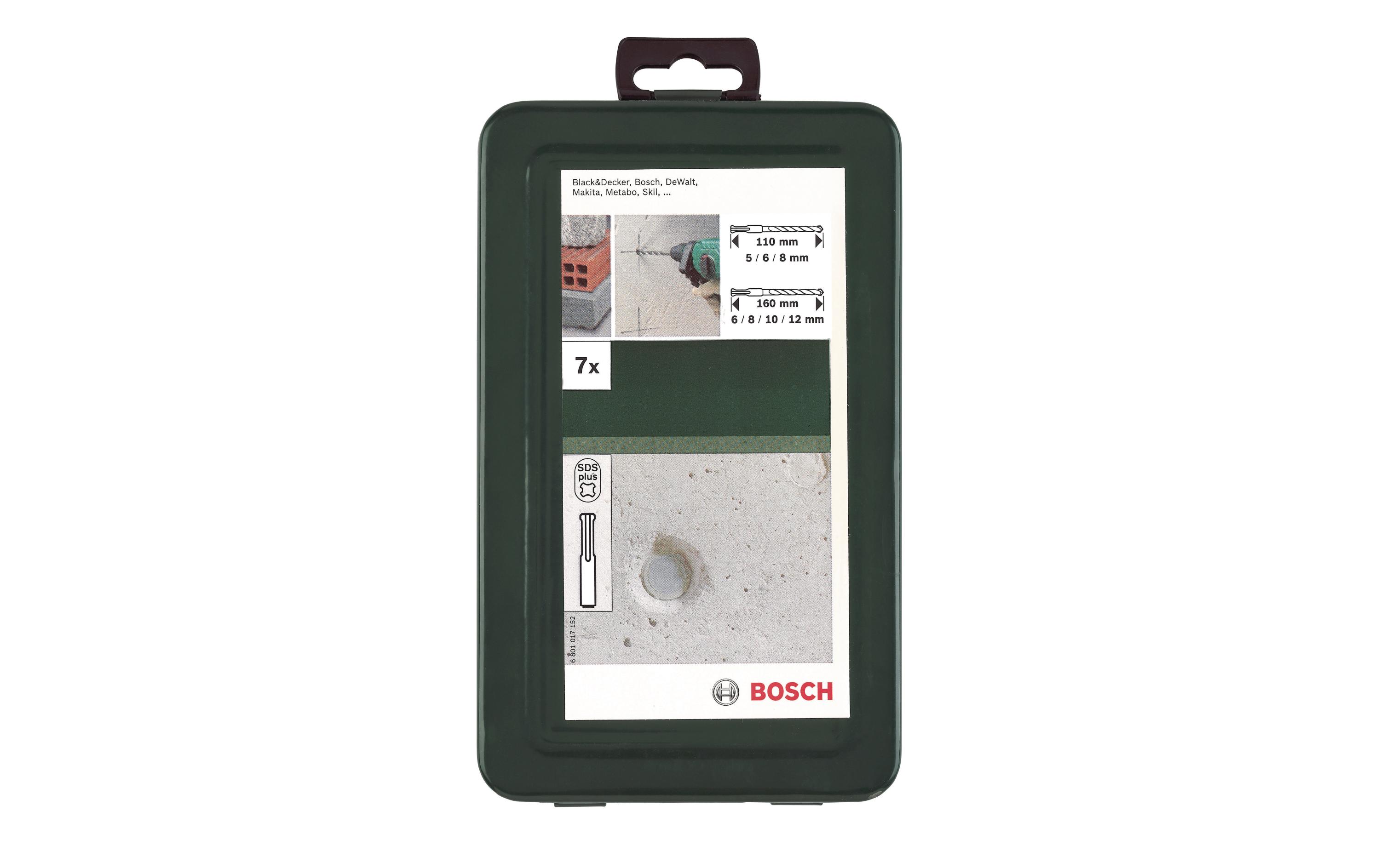Bosch Hammerbohrer-Set SDS-Plus S2 7-teilig