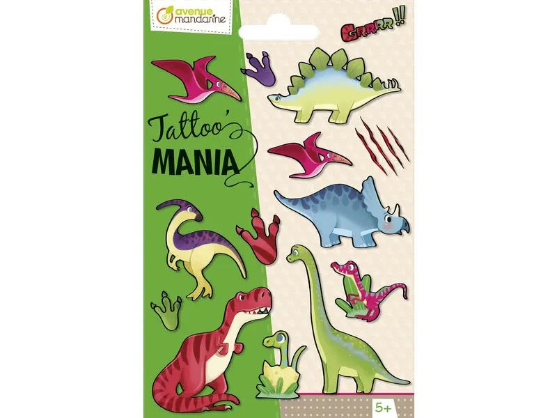 Avenue Mandarine Tattoo Set Tattoo Mania Dino