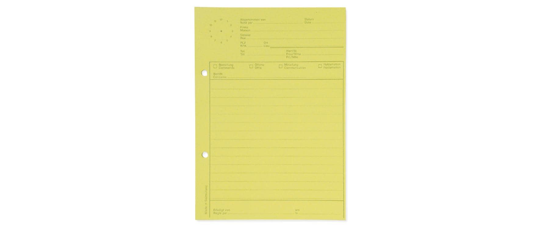 ELCO Telefonblock Gelb, 5 Stück ELCO Telefonblock Gelb, 5 Stück