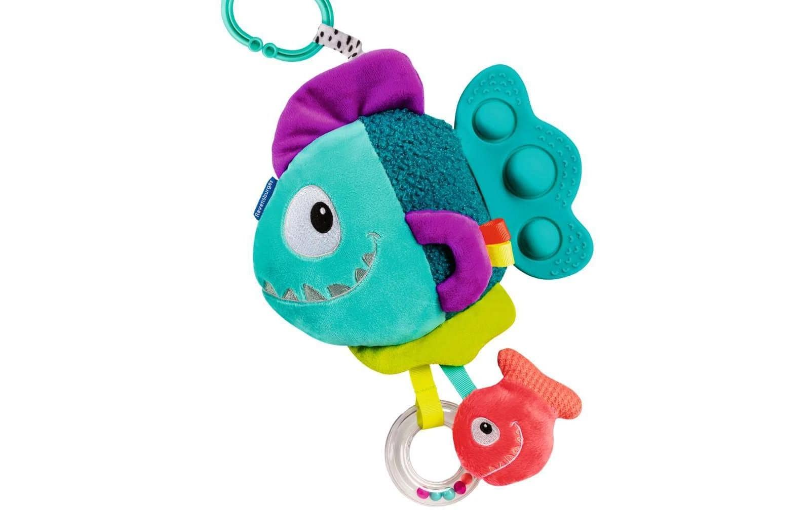 play+ Pop-it Piranha Blau