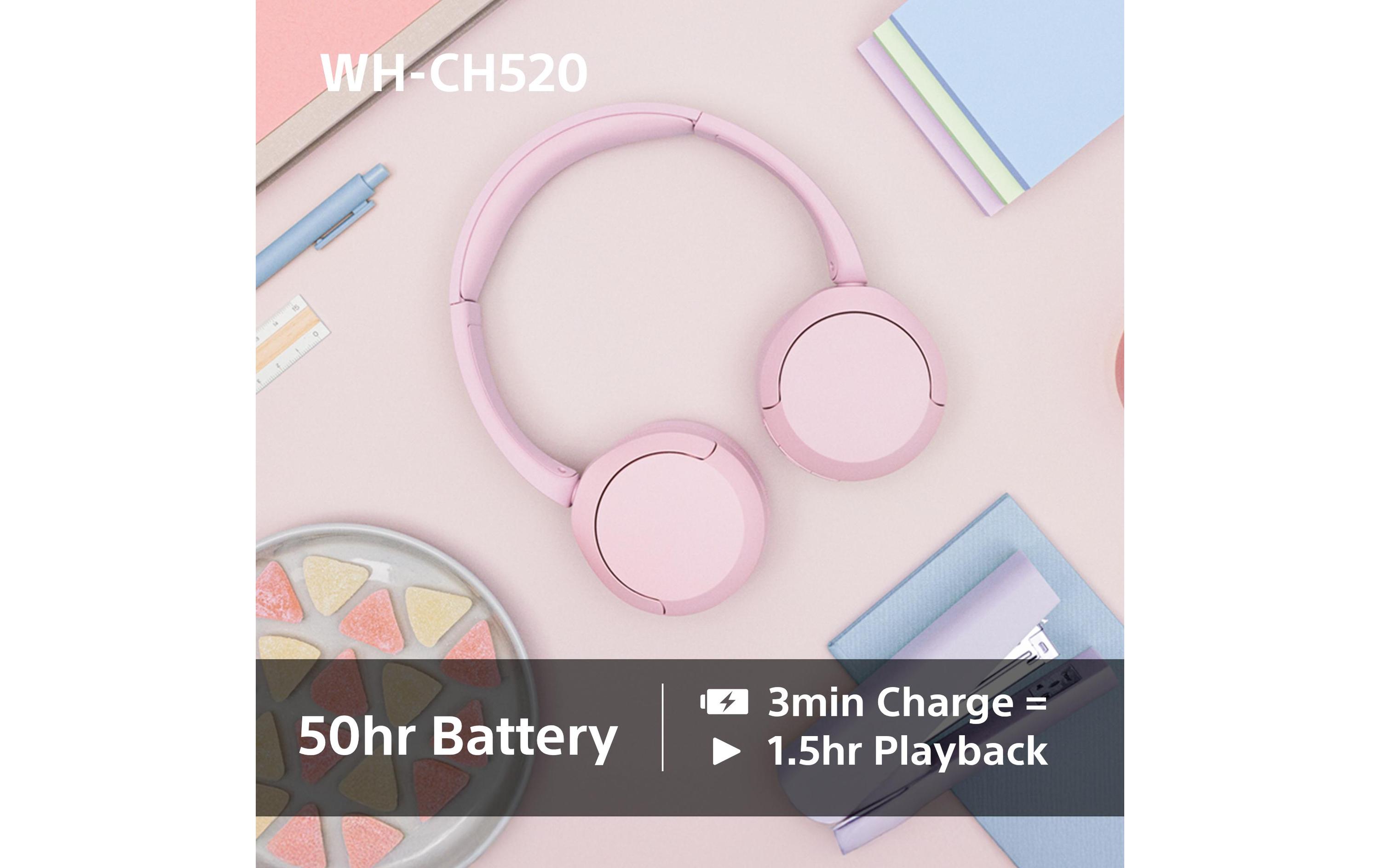 Sony Wireless On-Ear-Kopfhörer WH-CH520 Gelb