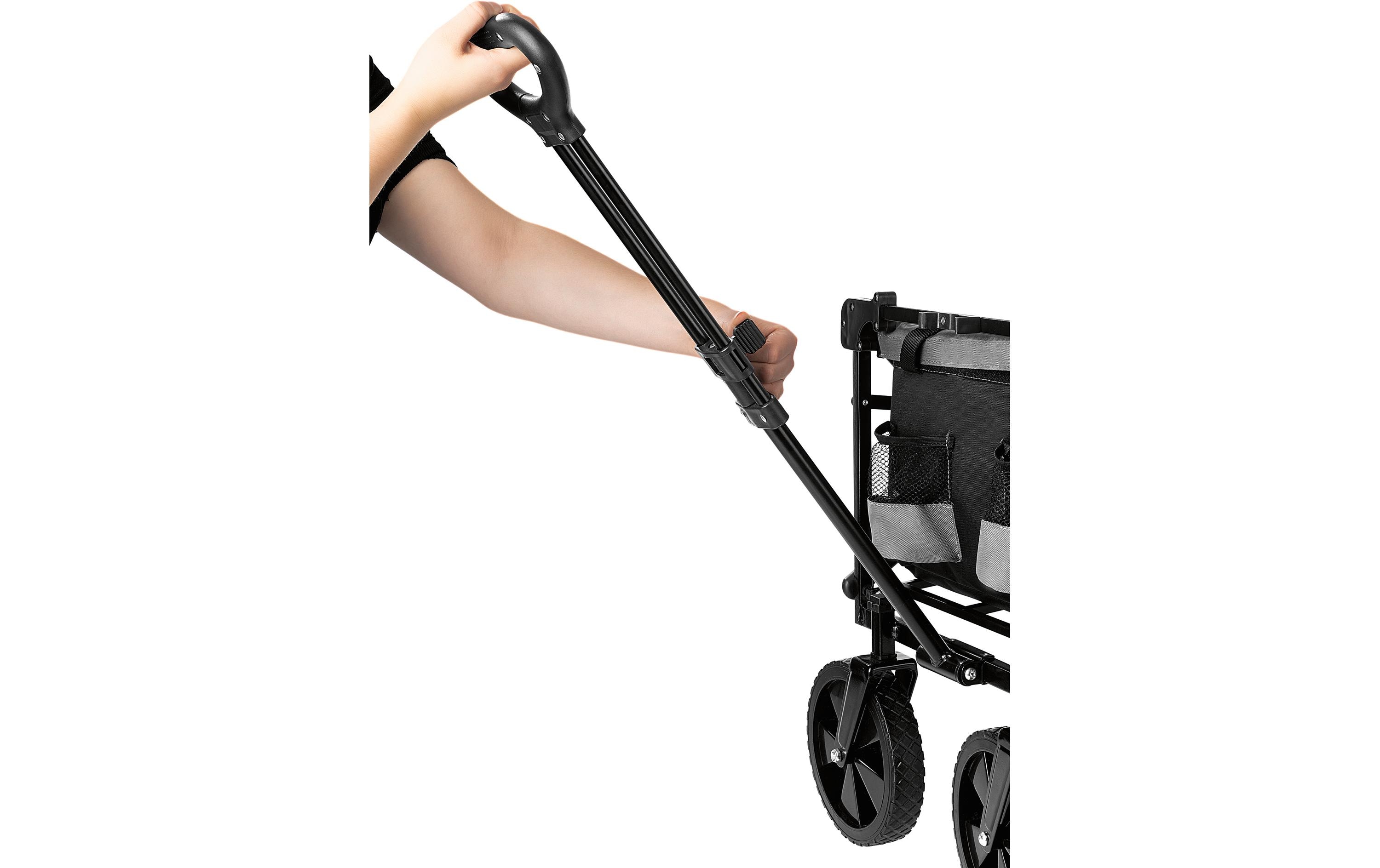 EASYmaxx Bollerwagen faltbar, mit Dach