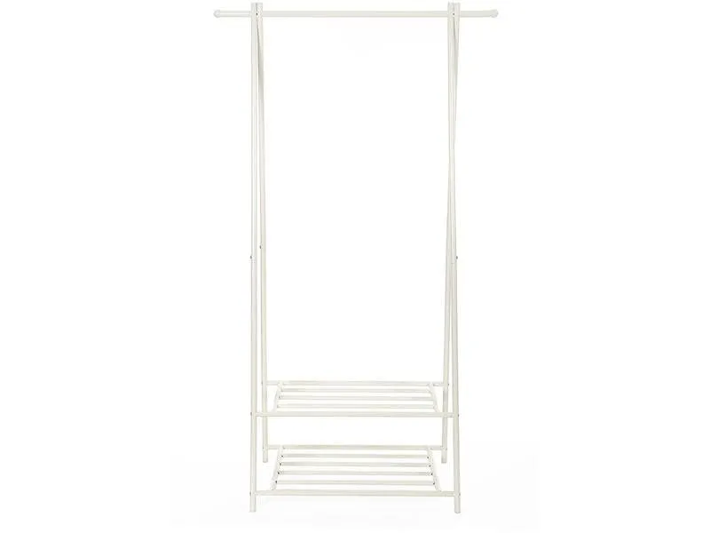 Songmics Garderobenständer 87.5 x 155 cm, Weiss