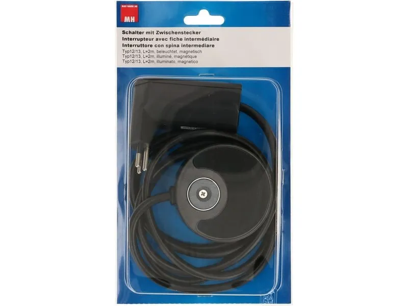 Max Hauri Zwischenstecker Typ 12 / Typ 13 mit externem Schalter Max Hauri Zwischenstecker Typ 12 / Typ 13 mit externem Schalter