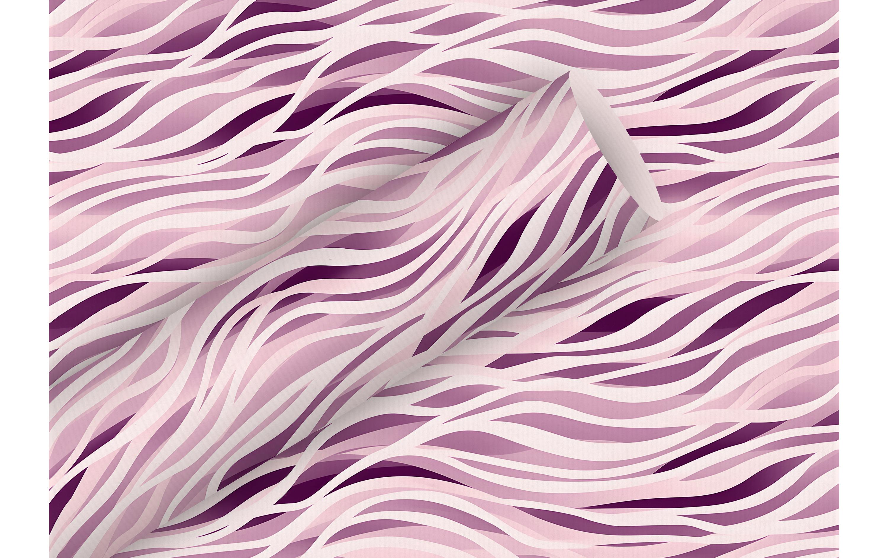 Braun + Company Geschenkpapier By Nature Soft Waves 2 m x 70 cm, Violett