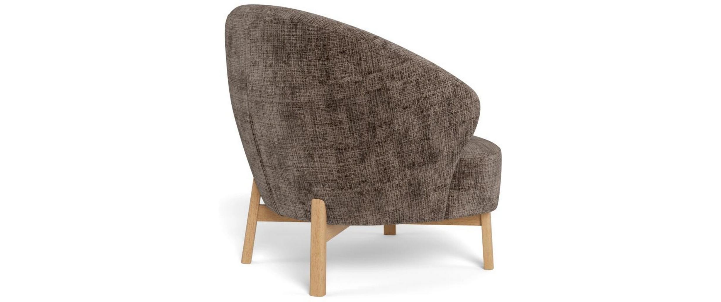 AC Design Sessel Darlene Braun, 77.5 x 78 cm