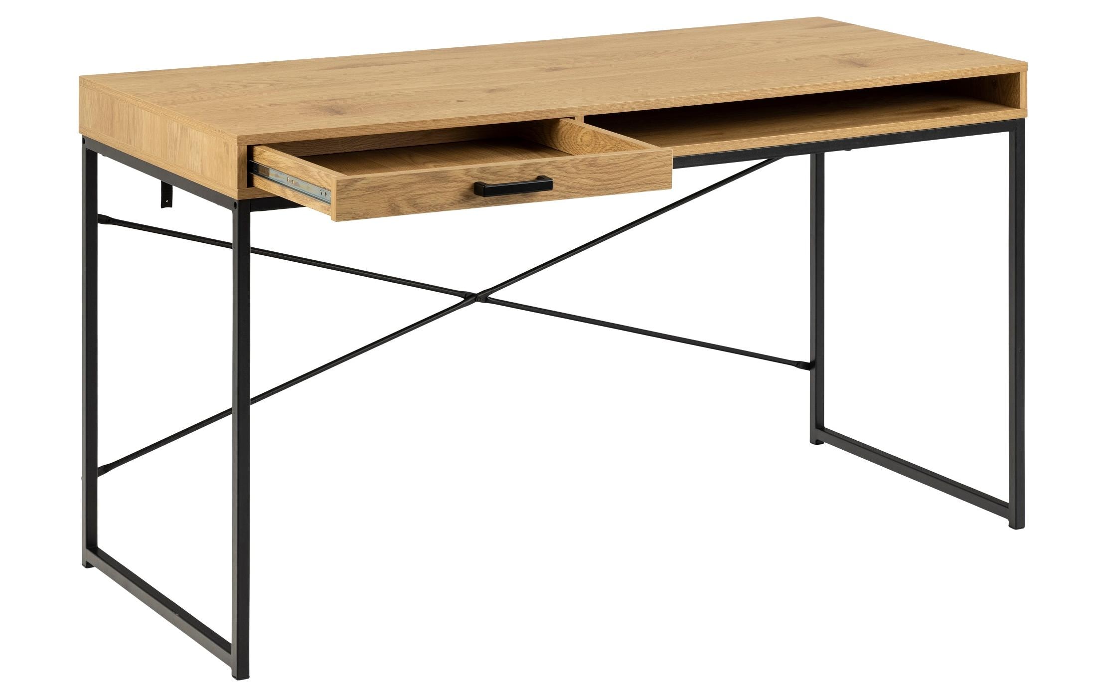 AC Design Tisch Seaford, Schwarz matt / Wildeiche matt AC Design Tisch Seaford, Schwarz matt / Wildeiche matt