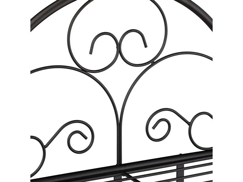 relaxdays Pflanzenständer Antik 83 cm, Schwarz