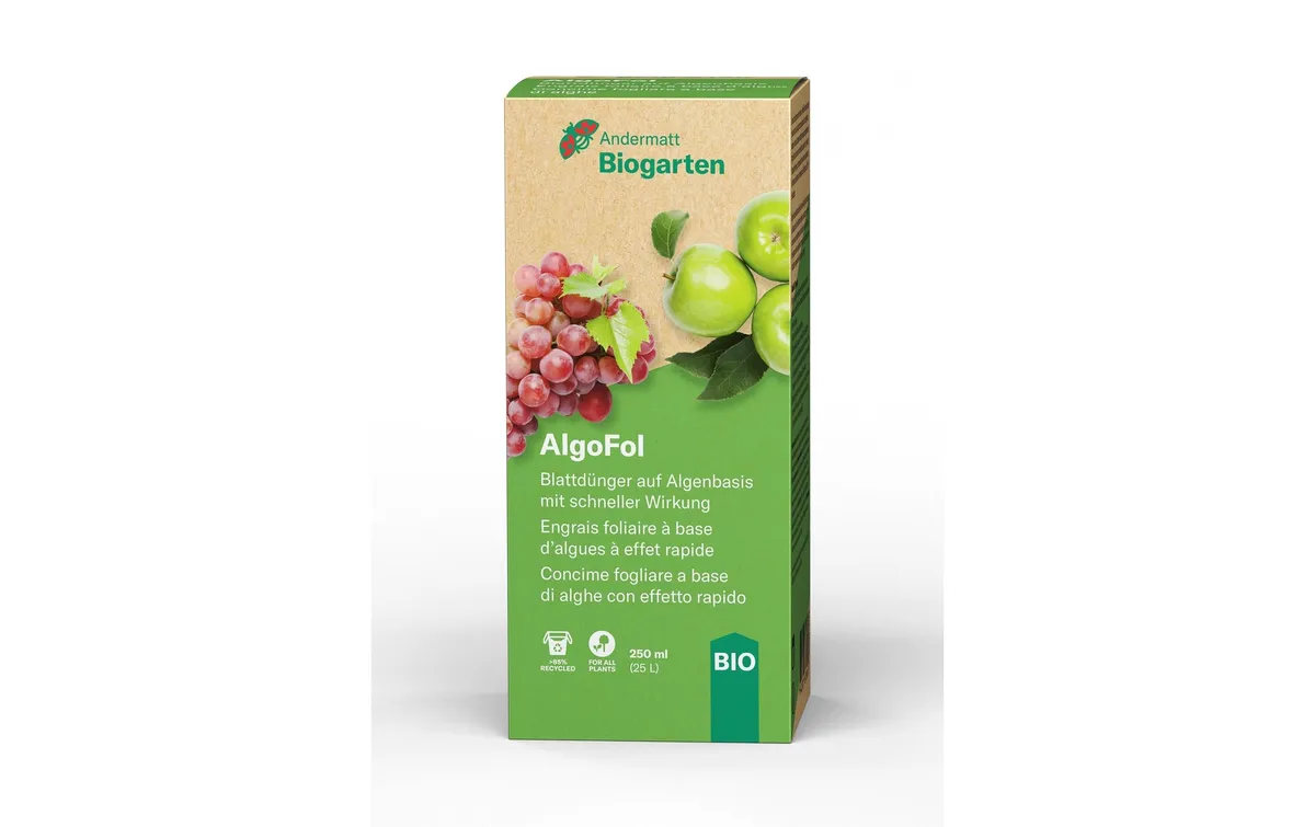 Andermatt Biogarten Dünger BIO AlgoFol, 250 ml Andermatt Biogarten Dünger BIO AlgoFol, 250 ml