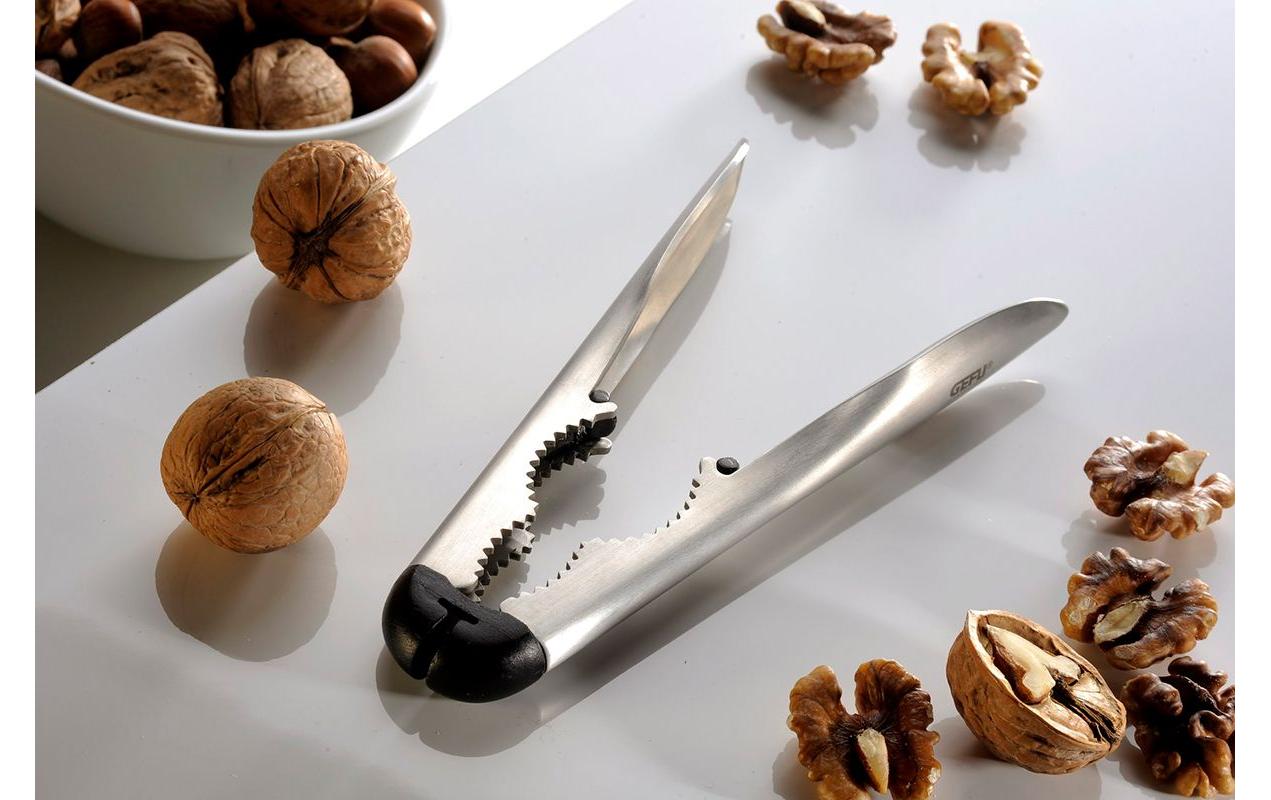 GEFU Nussknacker Nocetto 18 cm, Schwarz/Silber