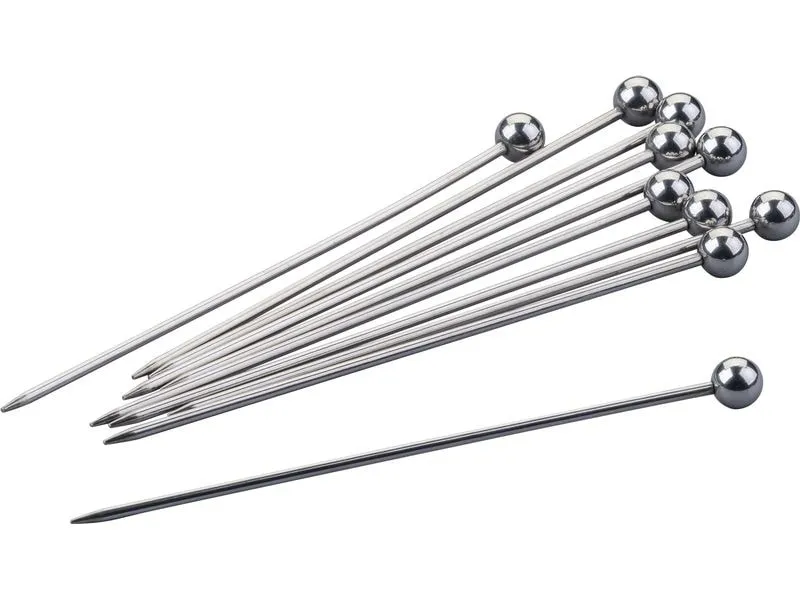 Fackelmann Cocktailspiesse Kugel, 11 cm, Inox, 10 Stück Fackelmann Cocktailspiesse Kugel, 11 cm, Inox, 10 Stück