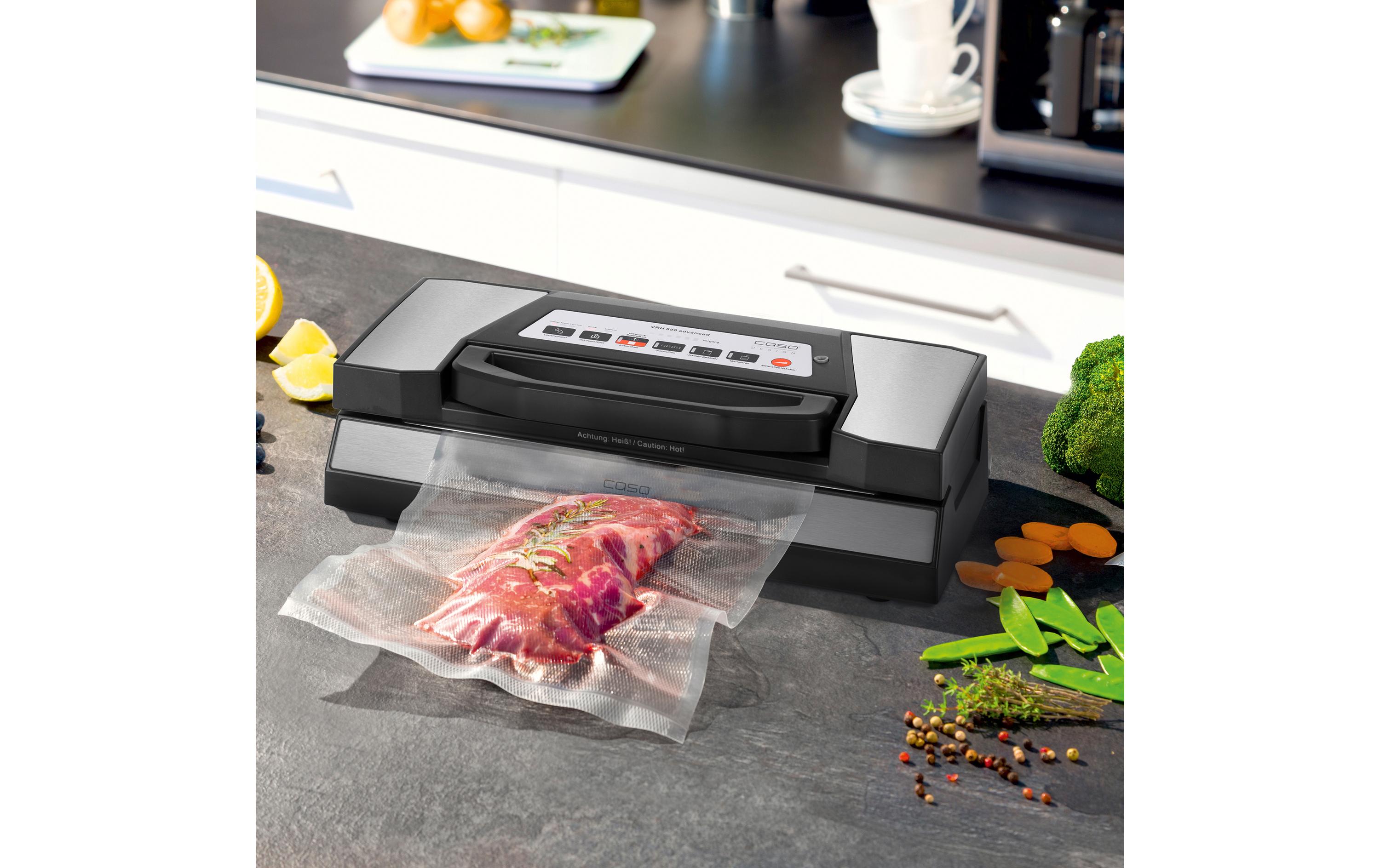 Caso Vakuumiergerät VR 690 Advanced Silber/Schwarz Caso Vakuumiergerät VR 690 Advanced Silber/Schwarz