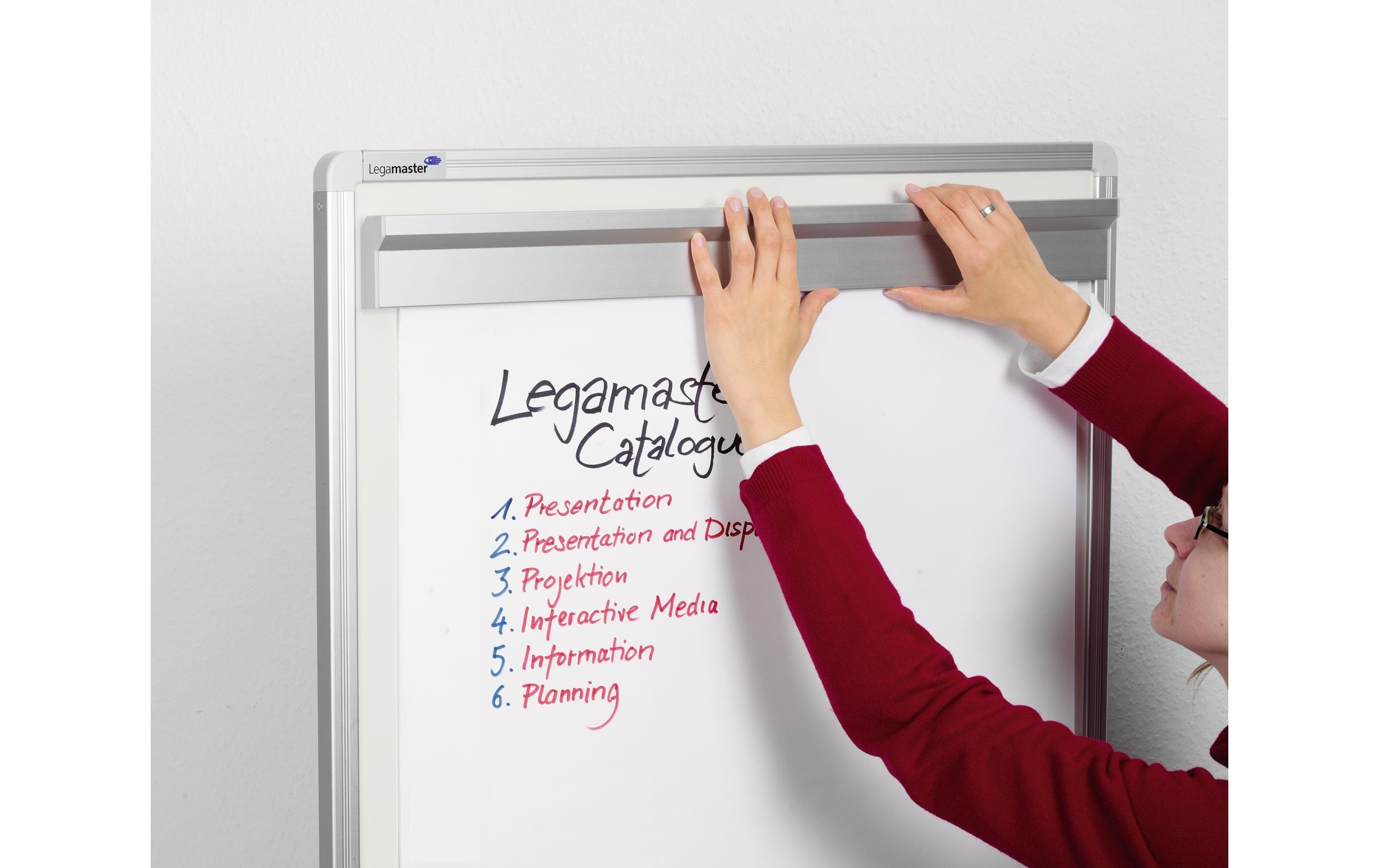 Legamaster Comboboard 76 cm x 120 cm, Grau/Weiss Legamaster Comboboard 76 cm x 120 cm, Grau/Weiss