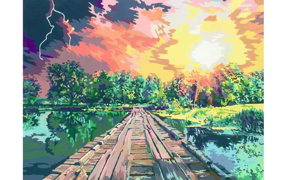 Ravensburger Malen nach Zahlen CreArt – Magical Light auf Leinwand Ravensburger Malen nach Zahlen CreArt – Magical Light auf Leinwand