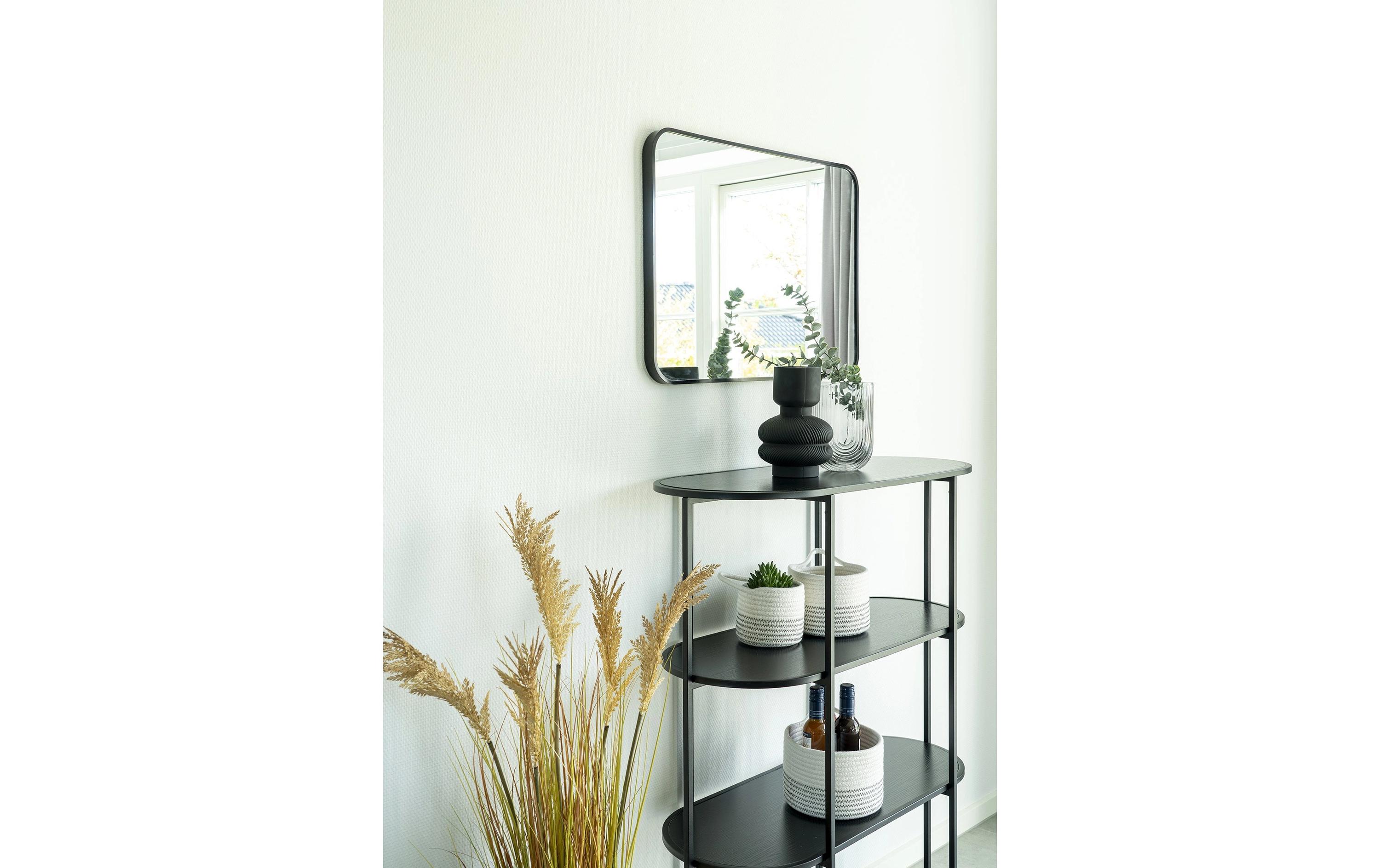 House Nordic Vase rund 22 cm, Schwarz