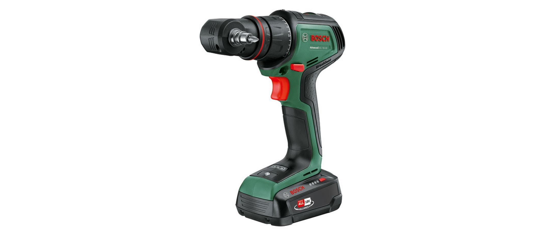 Bosch Akku-Bohrschrauber AdvancedDrill 18 V-80 Quicksnap 2 x Akku