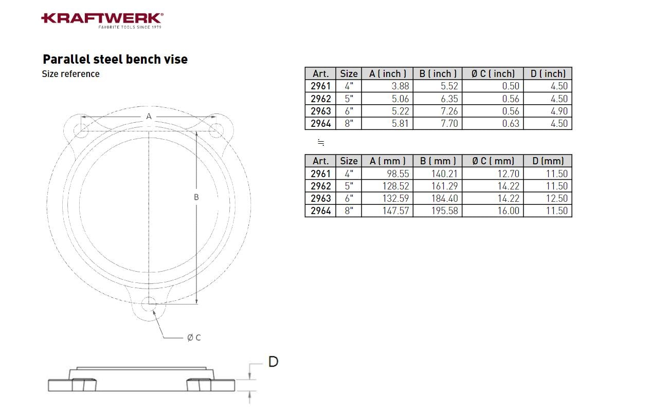 Kraftwerk Schraubstock 120 mm