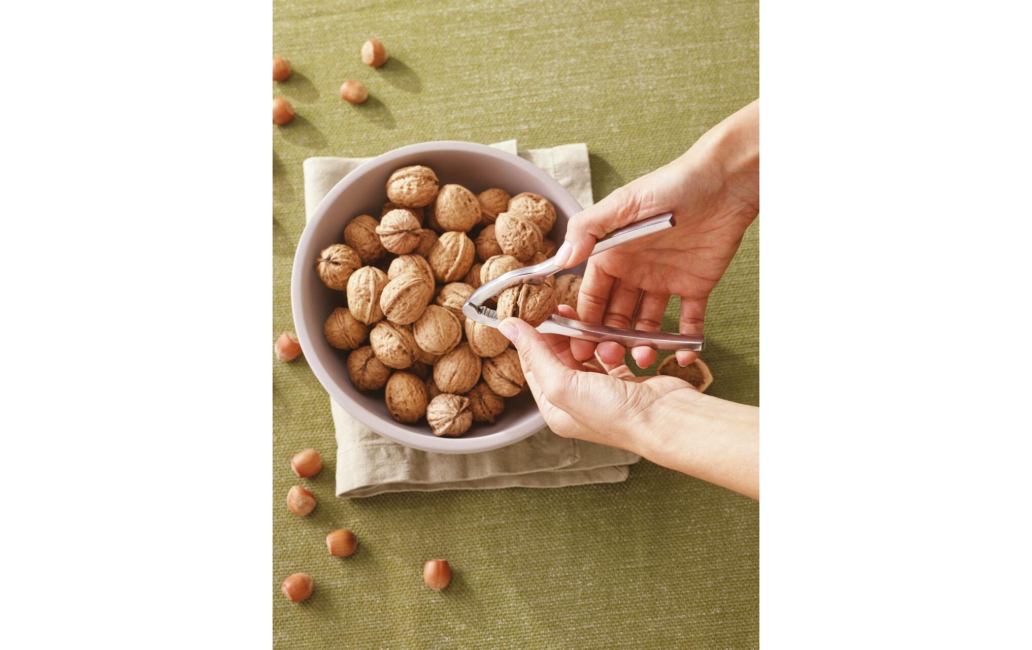 Paderno Nussknacker Edelstahl, Silber