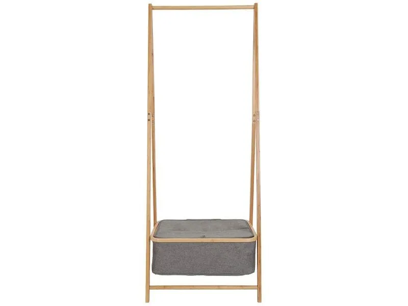 Lumaland Lumaland Kleiderständer aus Bambus 159 x 60 x 45 cm Grau