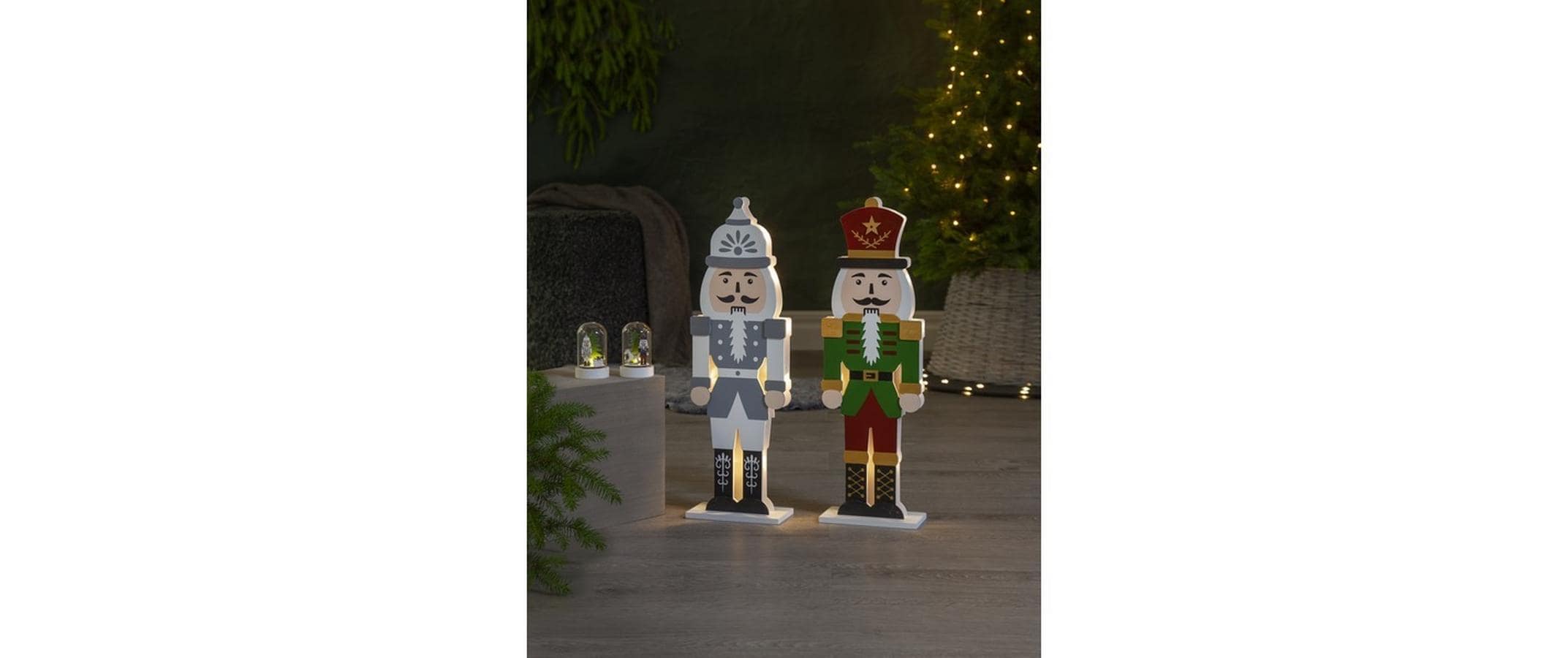 Star Trading LED-Figur Nussknacker, 52 cm, Grün