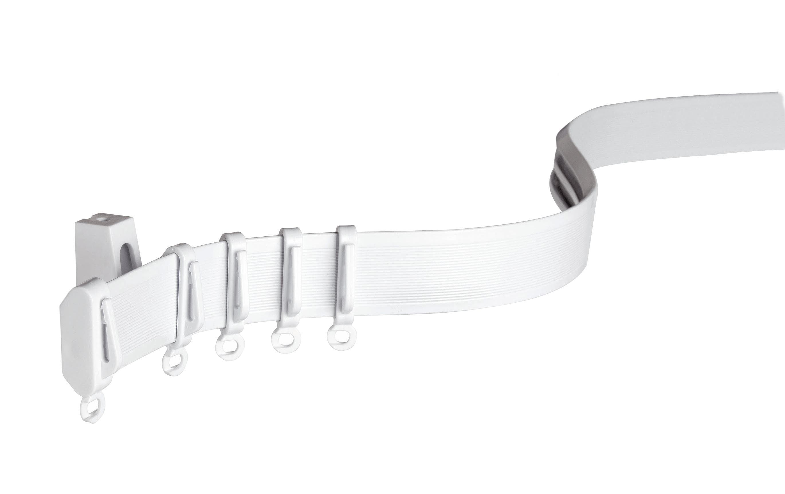 Gardinia Vorhangschiene Flexline, 350 cm, kürzbar Weiss