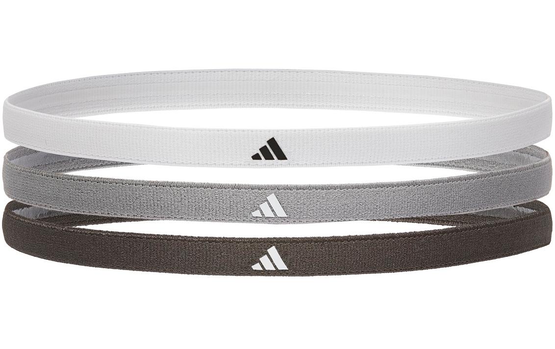 adidas Hairbands Grau/Schwarz/Weiss adidas Hairbands Grau/Schwarz/Weiss