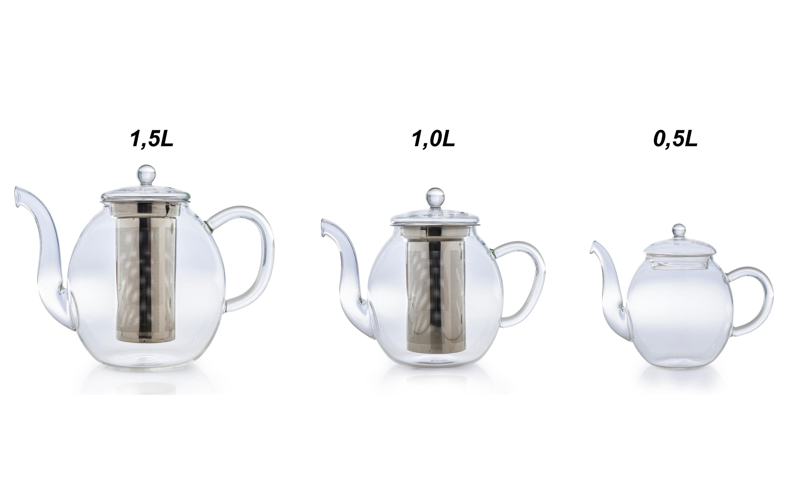 Creano Teekanne 1 l, Transparent