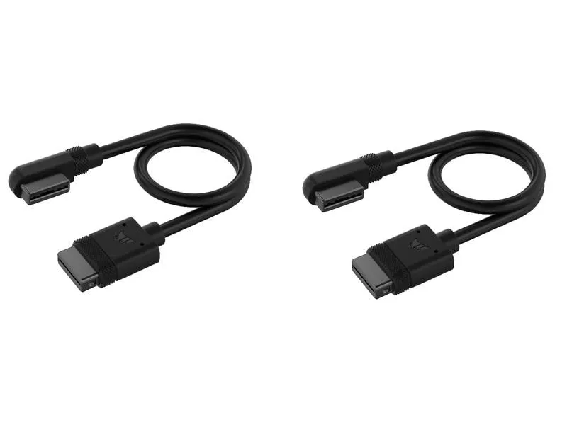 Corsair iCUE LINK Kabel 90° 2x 200 mm Corsair iCUE LINK Kabel 90° 2x 200 mm