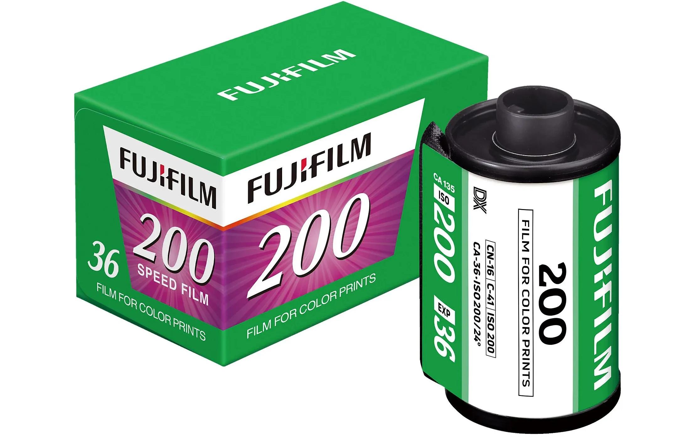 Fujifilm 200 Farbnegativfilm 35 mm 36 Aufnahmen