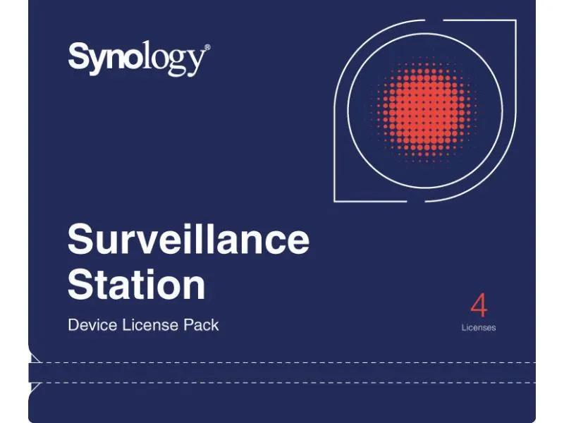 Synology Lizenz Surveillance 4 zusätzliche Kameras