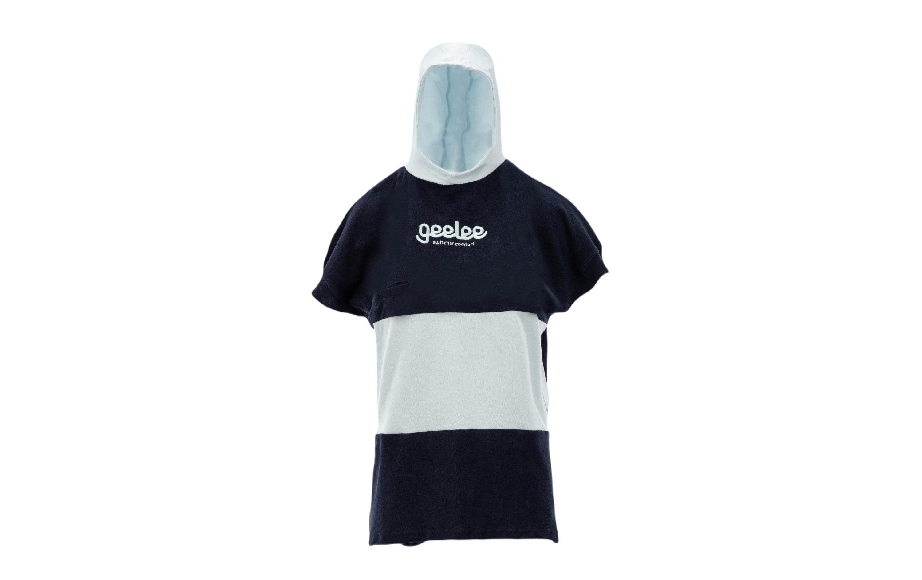 Switcher Badeponcho für Kids Geelee Beach Marine/Angelite