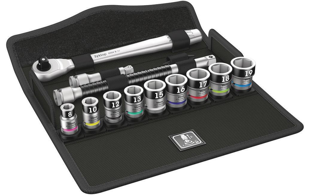 Wera Ratsche 8100 SB HF 1 3/8 Zyklop Metal