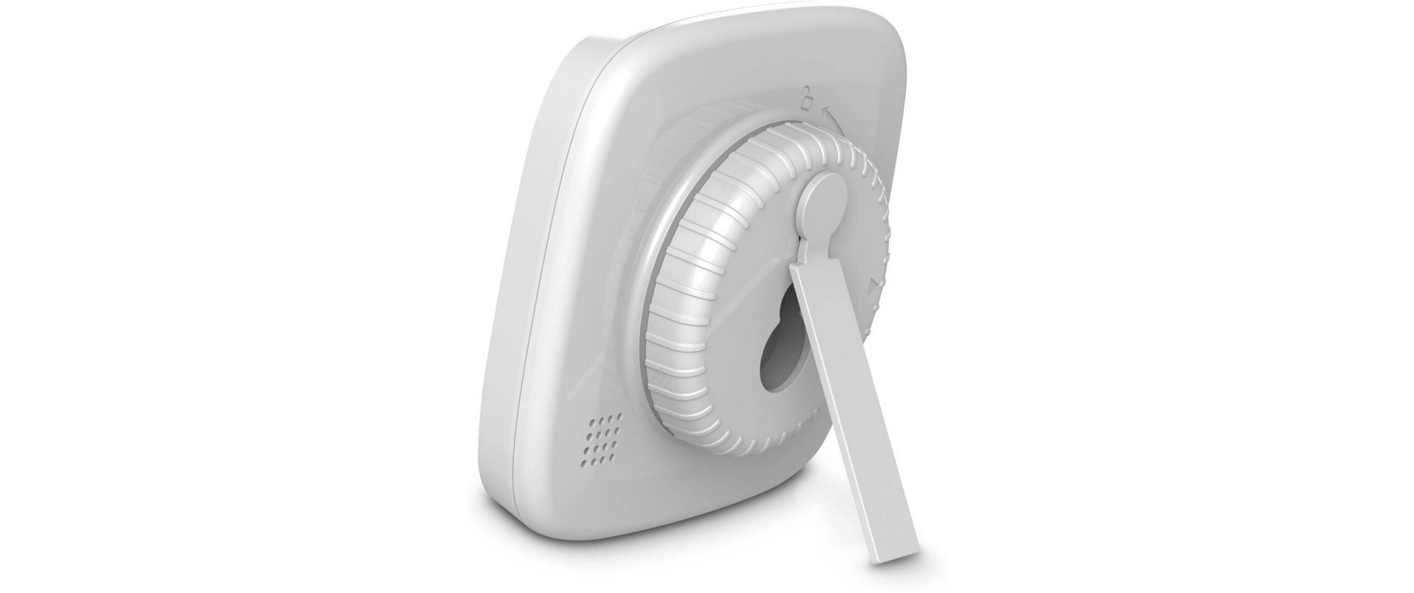 Hama Badezimmeruhr Zypern Grau/Weiss