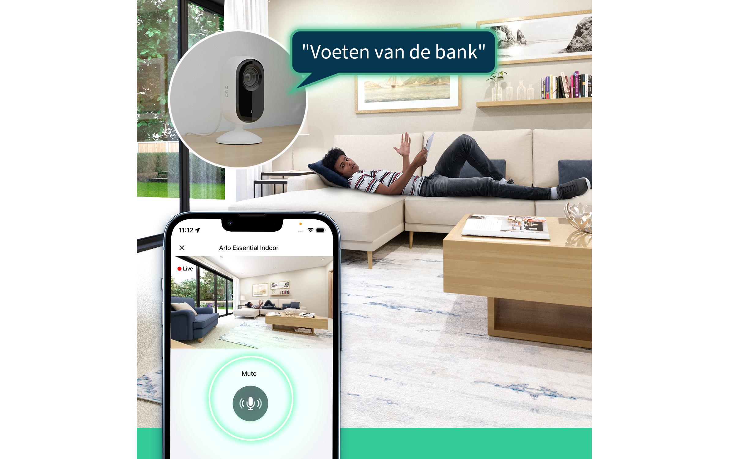 Arlo VMC3060 Indoor 2K-Kamera Arlo VMC3060 Indoor 2K-Kamera