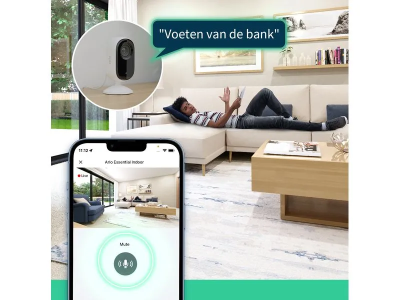 Arlo VMC3060 Indoor 2K-Kamera Arlo VMC3060 Indoor 2K-Kamera